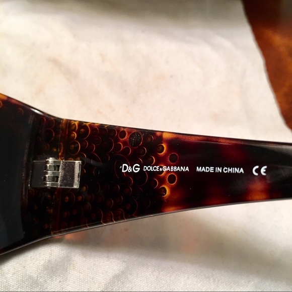Dolce & Gabana Rhinestone Tortoise glasses Vint